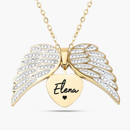 Colar My Angel com gravação personalizada