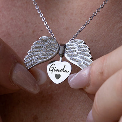 Colar My Angel com gravação personalizada